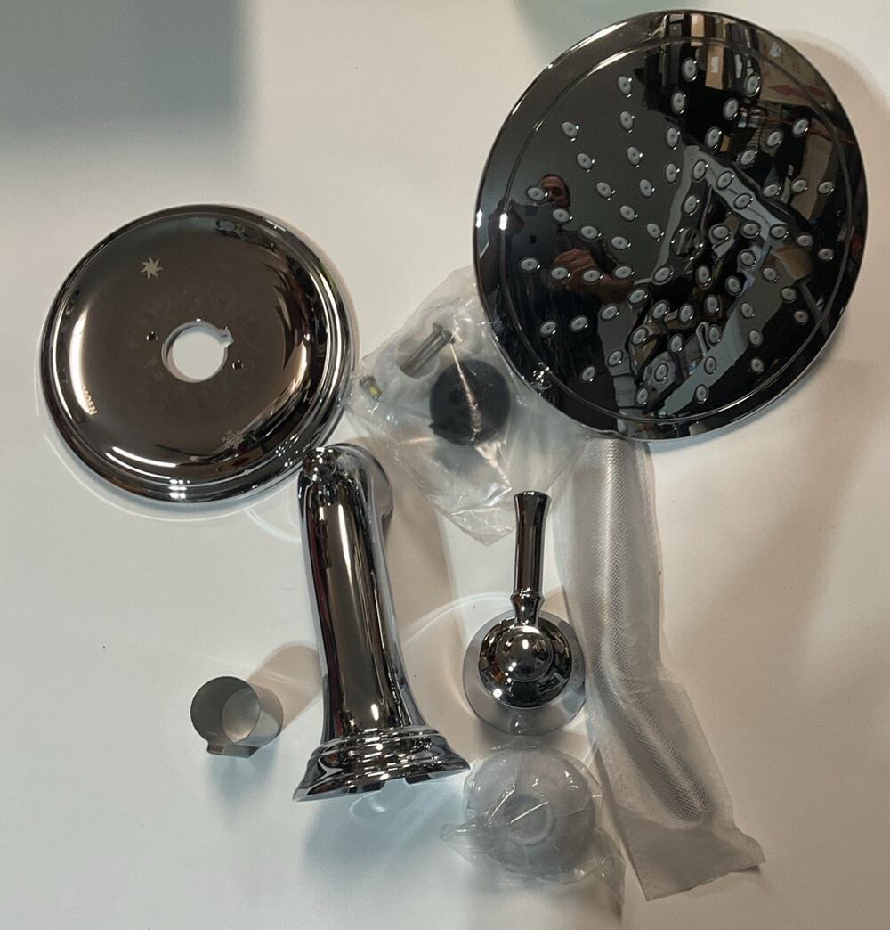 MOEN Dartmoor T2283EP Posi-Temp Rain Shower Single-Handle Tub and Shower Faucet